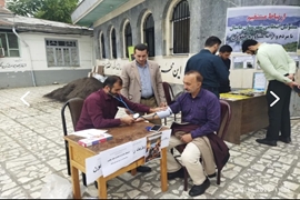 غربالگری رایگان فشار خون و دیابت برای نمازگزاران در نماز جمعه