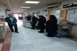 تبریک روز پرستار توسط معاون بهداشتی دانشگاه در بیمارستان رسالت ماسال