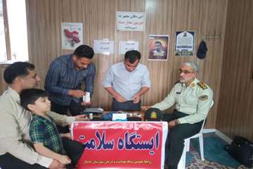 غربالگری رایگان سلامت نمازگزاران ماسال در نماز جمعه