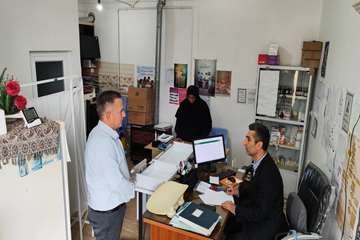 پایش رییس شبکه از خانه بهداشت